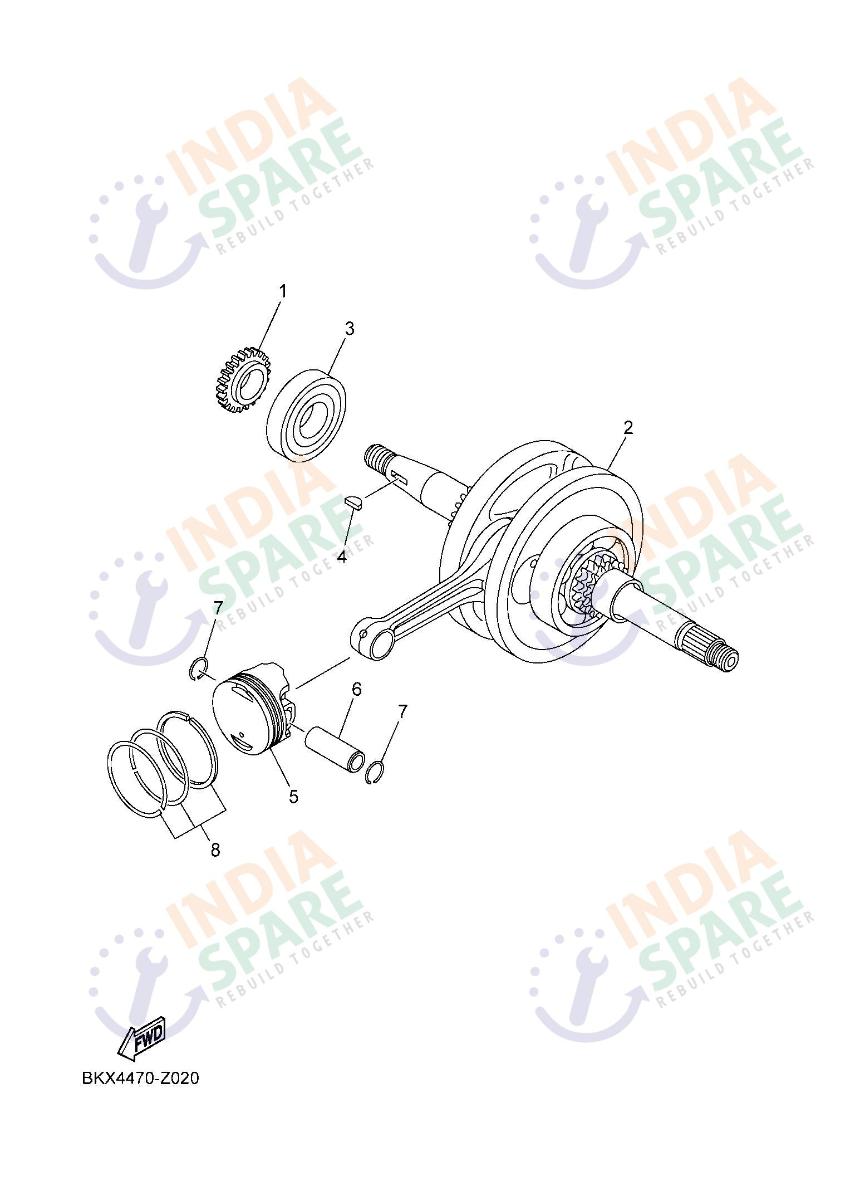 CRANKSHAFT & PISTON